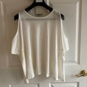 ALLSAINTS Ella Fifi T-Shirt , white, 100% cotton. Made in Portugal. Size S